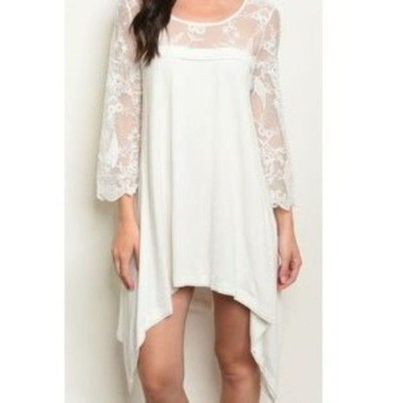 Monoreno Summer Dress Light Soft White Size Small - Picture 1 of 2